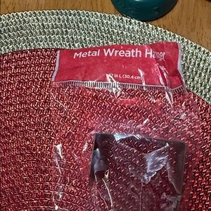 Gold tone Metal Wreath Hanger